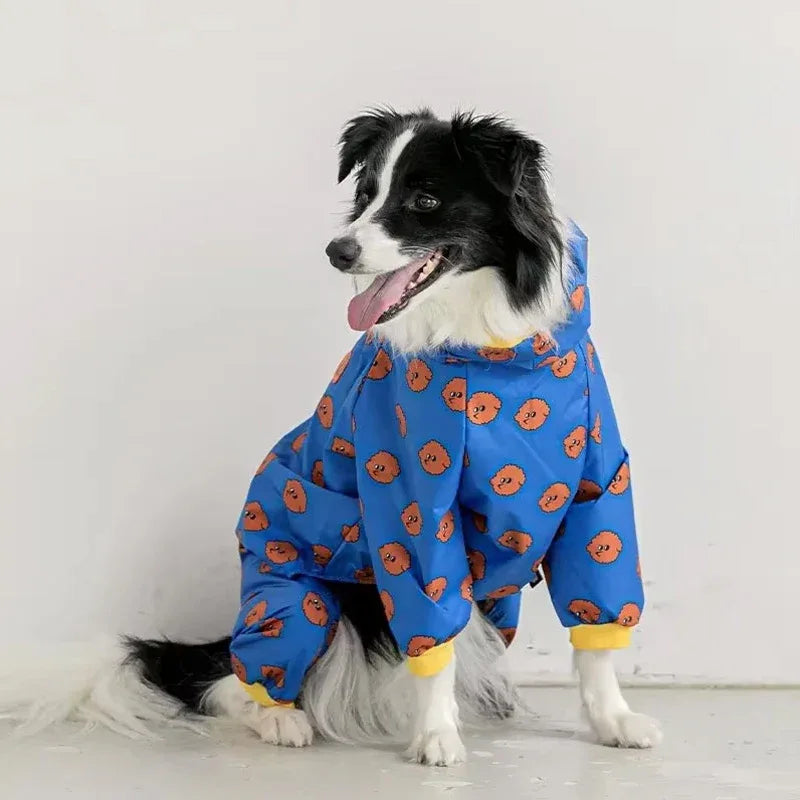 Waterdichte bloemenhondenregenjas Comfortabel polyester ontwerp voor kleine honden - Ruffy