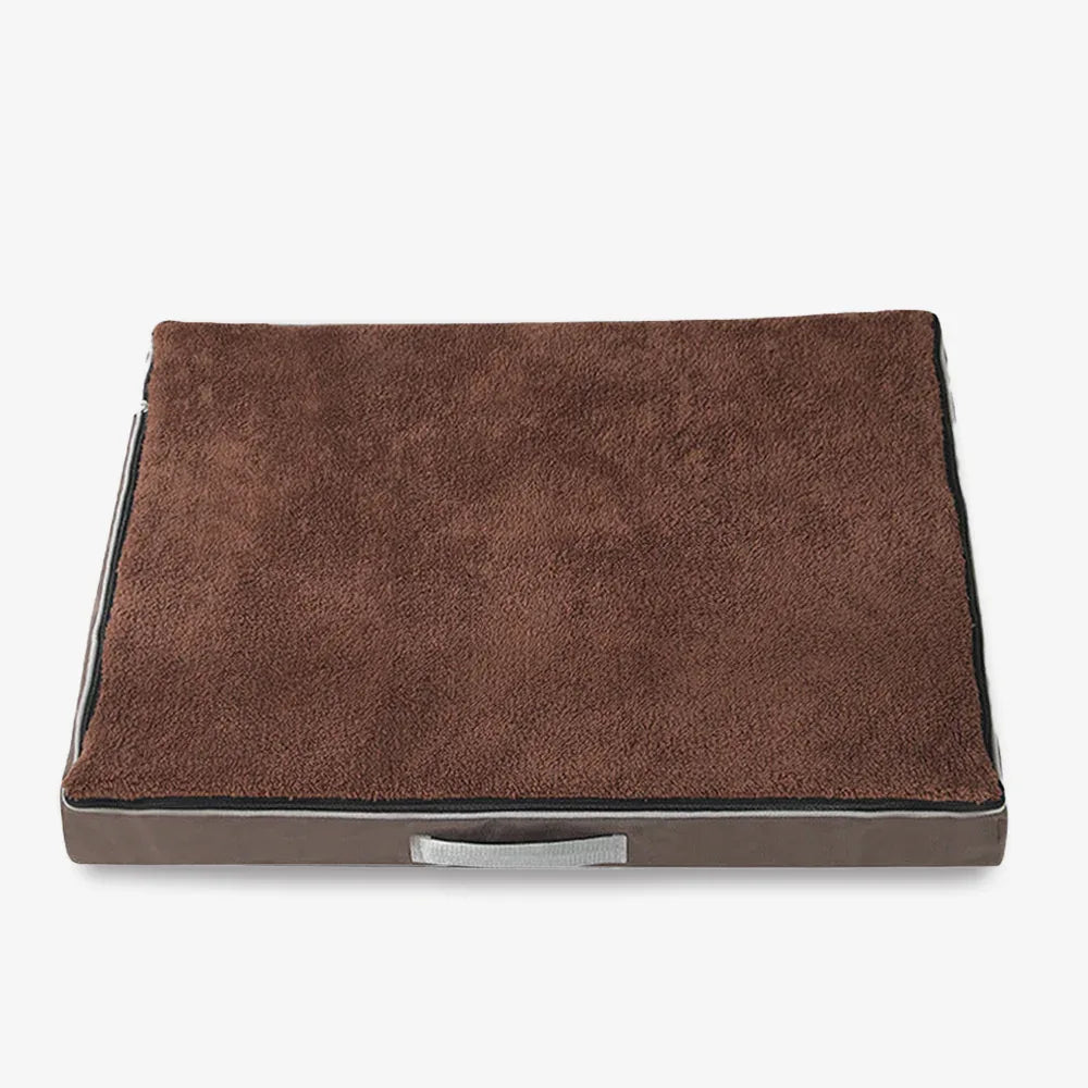 Groot Hondenbed | Pluche Traagschuim | Dubbelzijdig Ontwerp | Antislip Basis - Ruffy