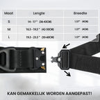 Hondenhalsband Stevig Tactisch Met Air Tag Houder - Ruffy