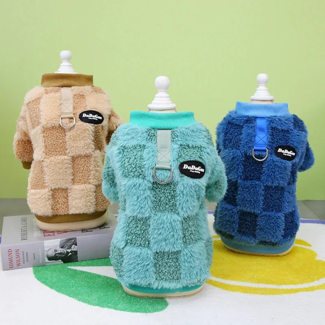 Zacht Fleece Vest Voor Huisdieren Comfortabel Warm Gemakkelijk Te Dragen Machinewasbaar Perfect Voor Kleine Huisdieren - Ruffy