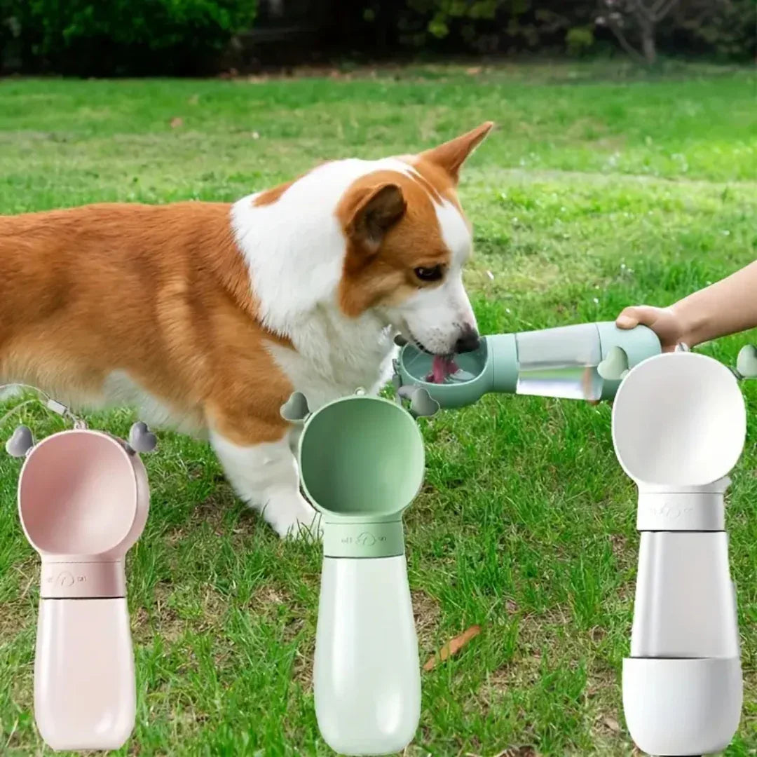 PawPal drinkfles voor huisdieren Onderweg Schattig ontwerp (1+1 GRATIS) - Ruffy