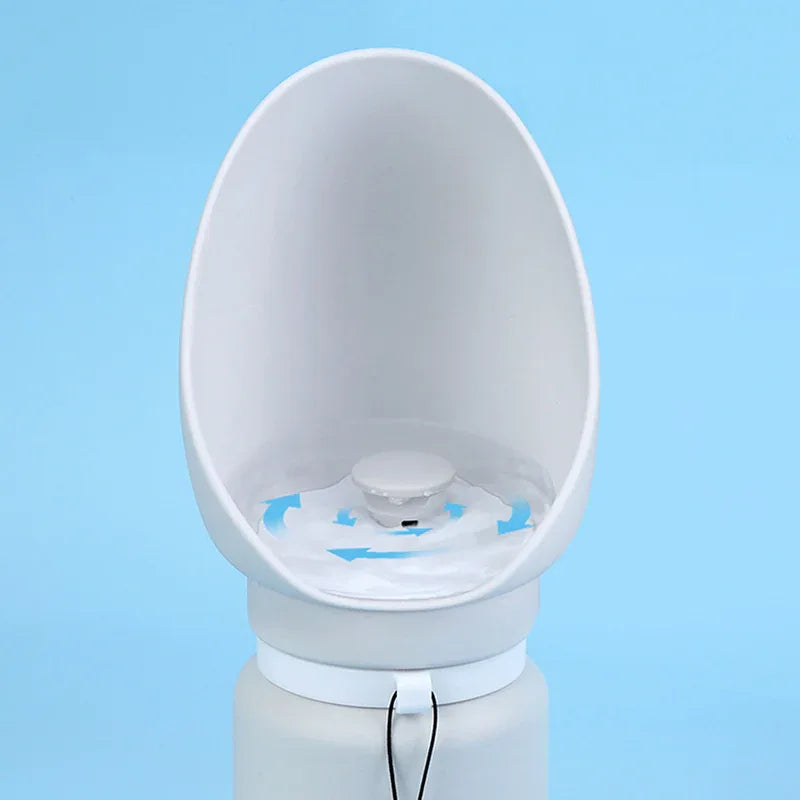 Opvouwbare Draagbare Waterfles voor Huisdieren 550ml Lekvrij en Duurzaam Siliconen Ontwerp - Ruffy