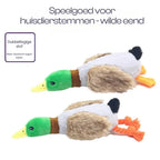 Pluche Eendje Kauw Speelgoed Piepende Geluiden Gebitsverzorging Duurzaam Veilig Voor Honden - Ruffy