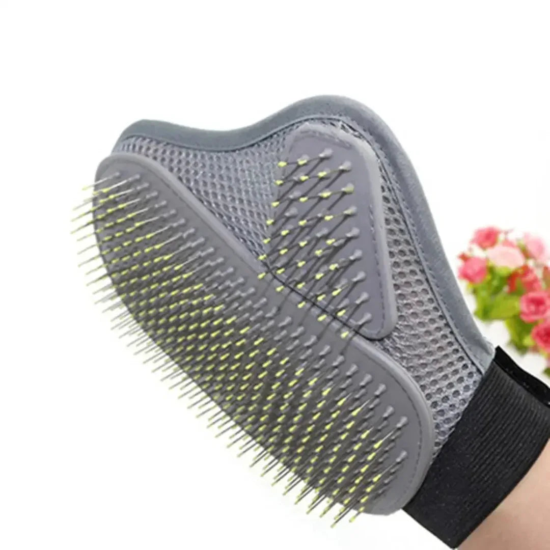 Silicone Massageborstel Handschoenen Huisdieren Verharen Comfortabel Vachtverzorging Veelzijdig Rubber - Ruffy