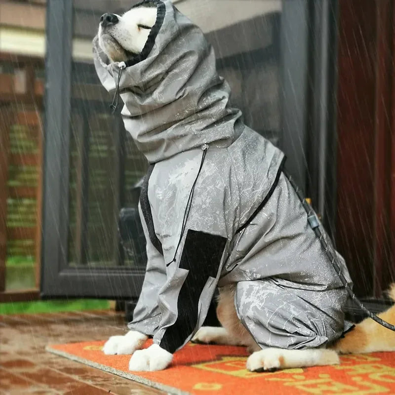 Waterdichte Hond Reflecterende Regenjas Isolerend - Ruffy