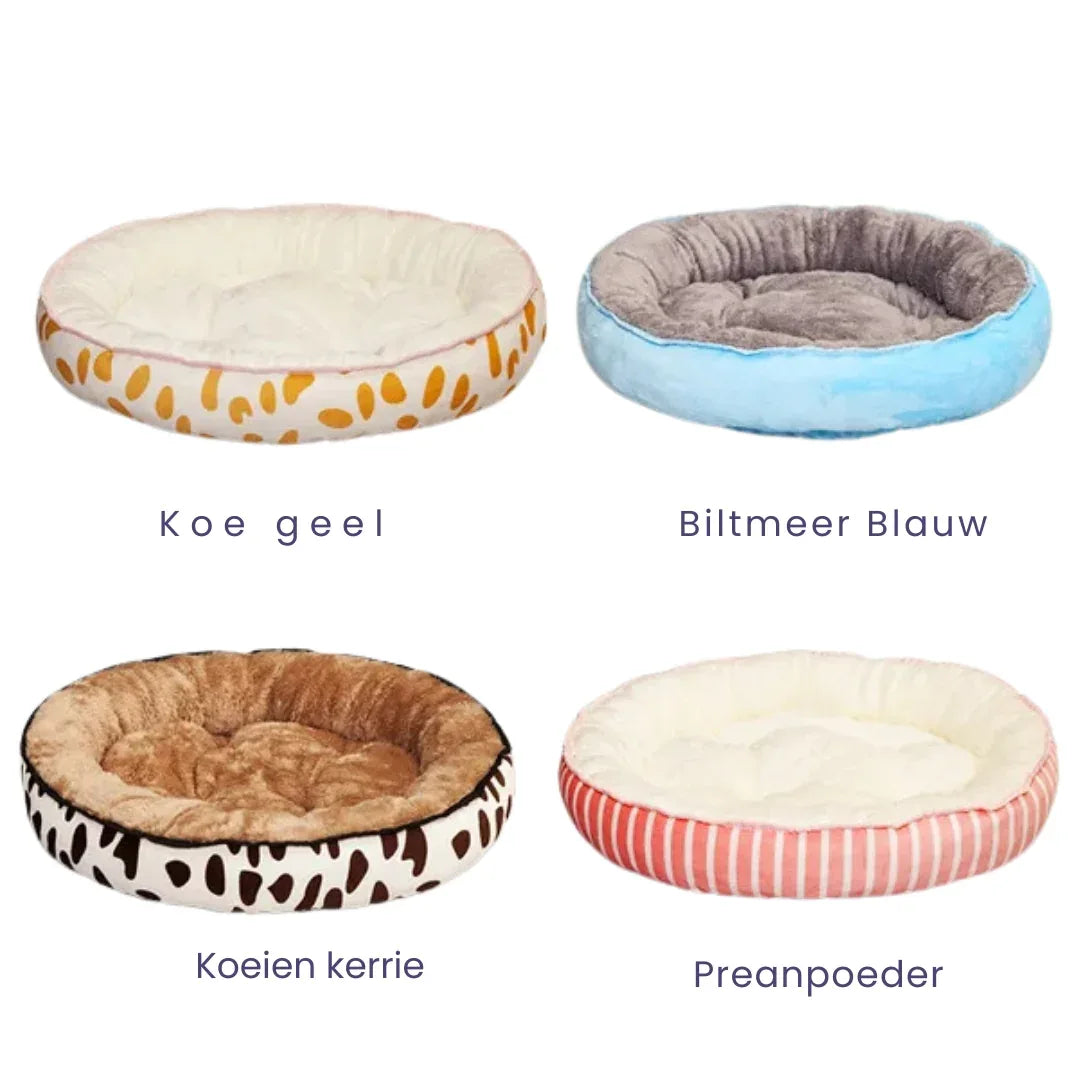 Zacht Hondenbed Rond Fleece - Ruffy
