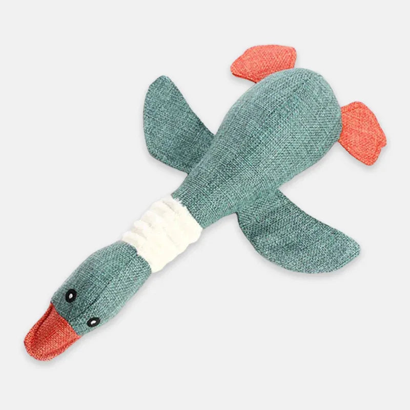 Honden Kauwspeelgoed | Duurzaam Gans Ontwerp | Tandverzorging | 1+1 Set - Ruffy