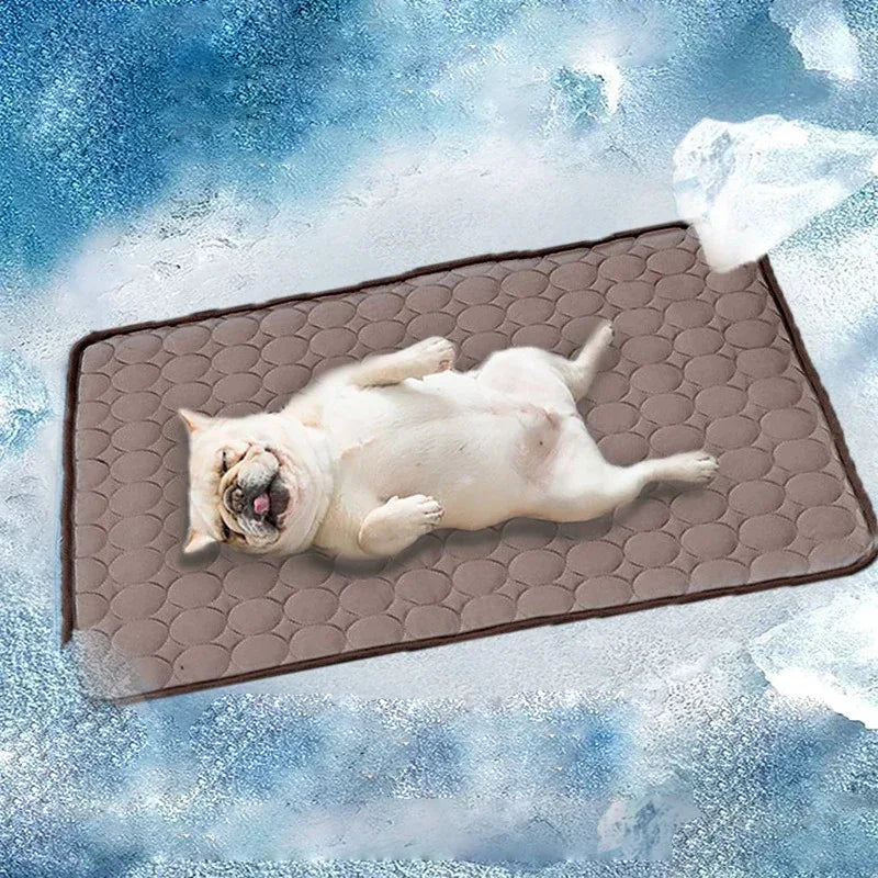 Zelfkoelende mat voor honden en katten Draagbare, niet-giftige zomerkoelmat Gemakkelijk schoon te maken Meerdere maten - Ruffy