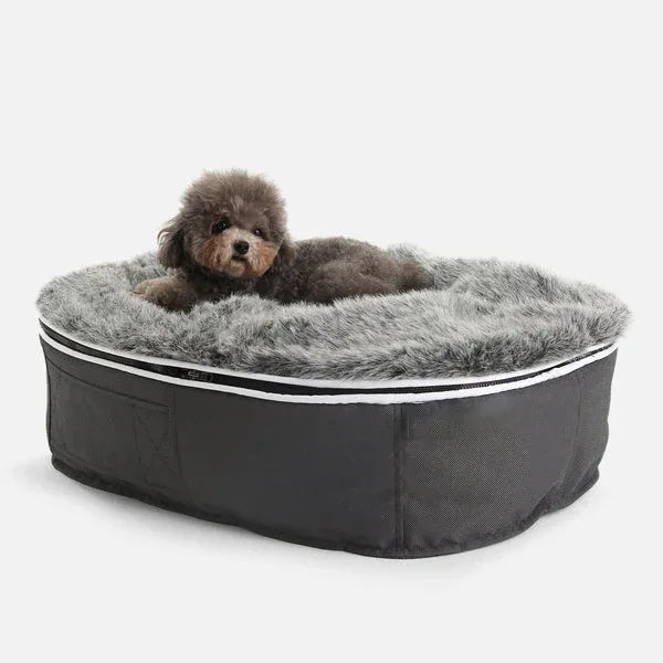 Orthopedisch Huisdier Lounge Bed | Traagschuim Kussen | Antislip Basis - Ruffy