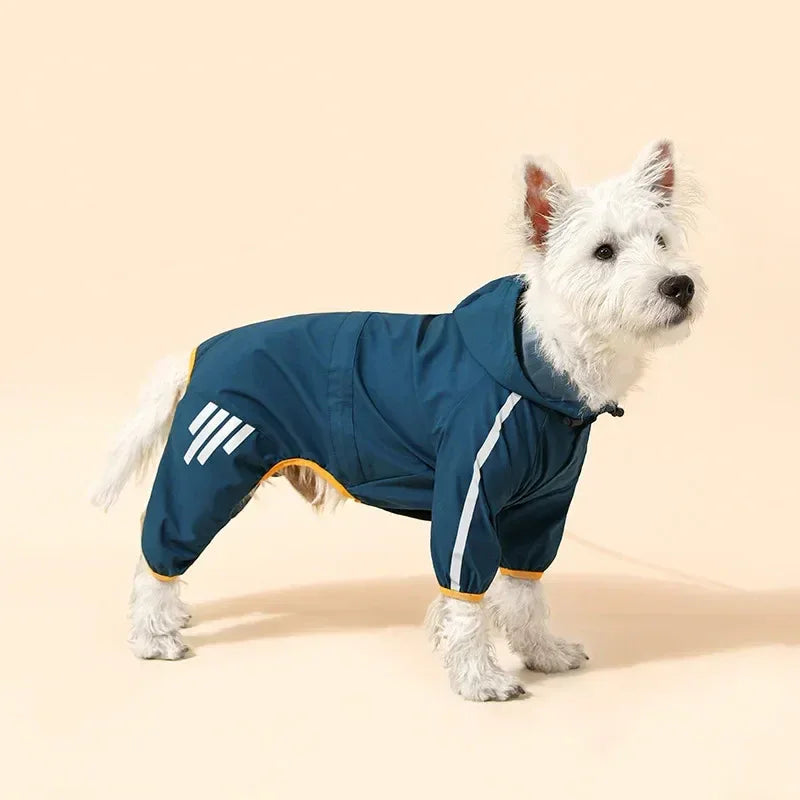 Verstelbare regenjas voor honden Waterdicht Reflecterend Polyester Lichtgewicht Meerdere Maten voor Alle Rassen - Ruffy