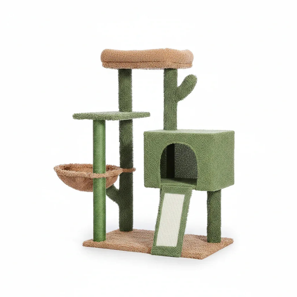 Kattenkrabpaal | Cactus Ontwerp | Sisal Pijlers - Ruffy