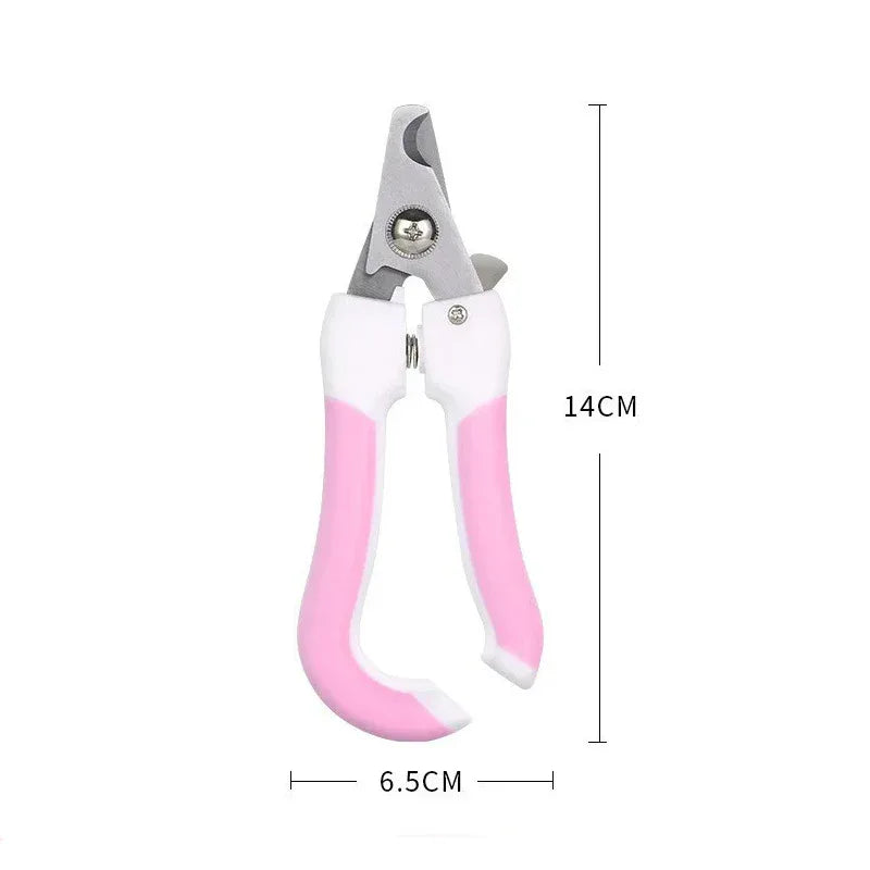 Nagelknipper met ergonomische greep en roestvrijstalen bladen voor honden, katten en kleine huisdieren - Ruffy