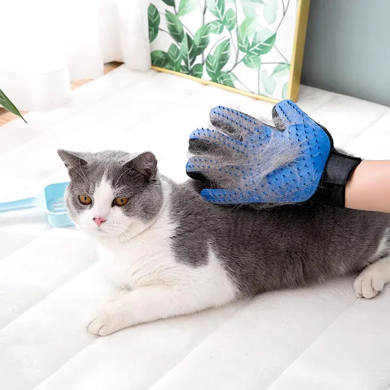 Silicone handschoentjes voor katten en honden Comfortabel haar verwijderen en gemakkelijk schoon te maken - Ruffy