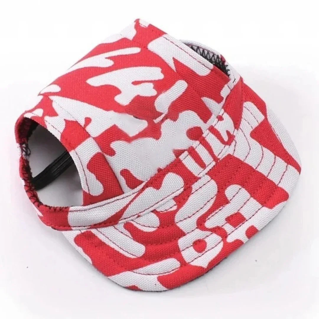 Canvas Baseballpet voor Kleine Honden Verstelbaar en UV-Bescherming Voor Zomeravonturen - Ruffy