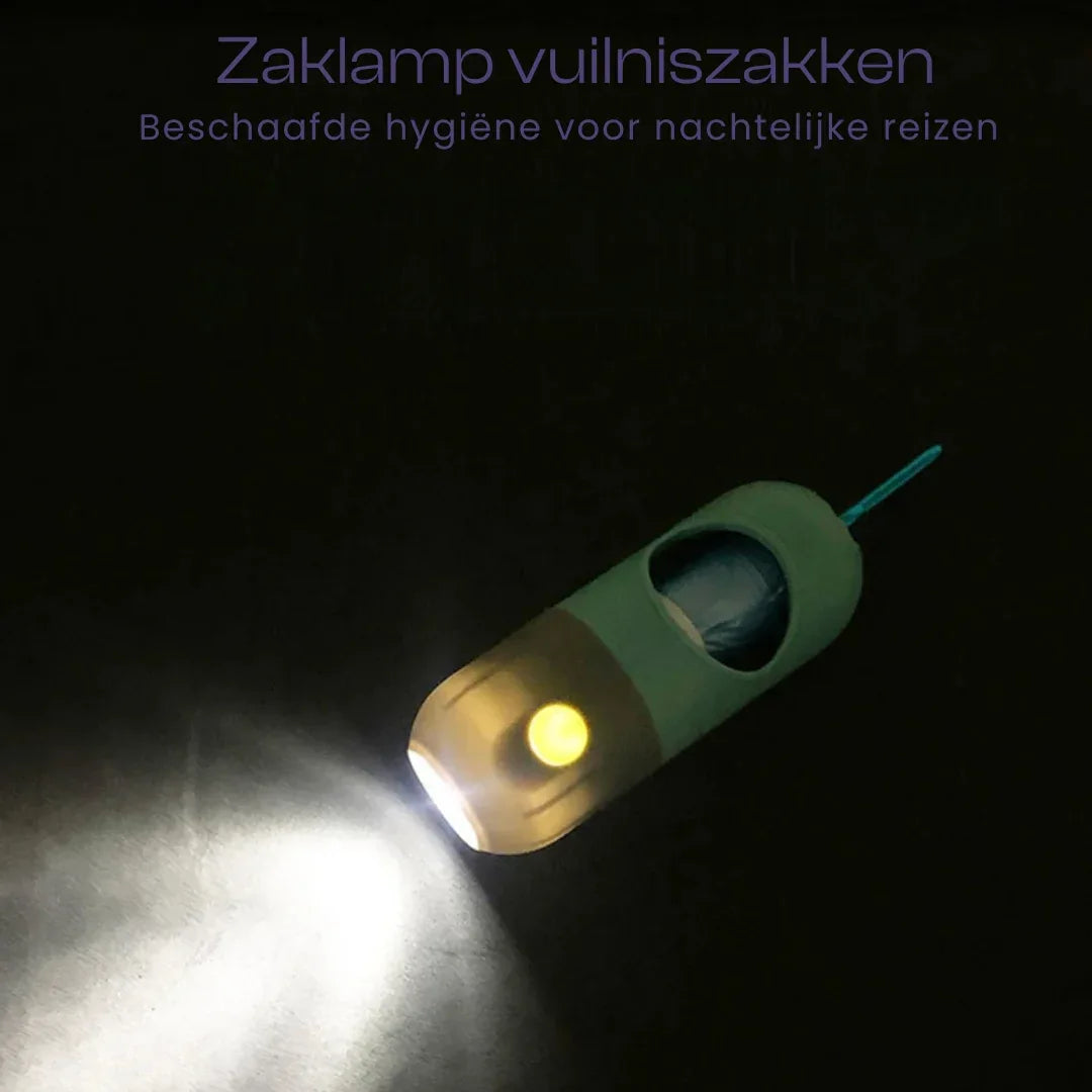Led-licht hondenpoepzakjes houder en dispenser - Ruffy