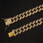 Hondenketting Halsband Nep Diamanten Cubaanse - Ruffy