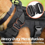 Duurzaam Molle-Systeem Hondenharnas – Robuust 1050D Nylon met Verbeterde Controle en Snelontgrendelbare Gespen - Ruffy