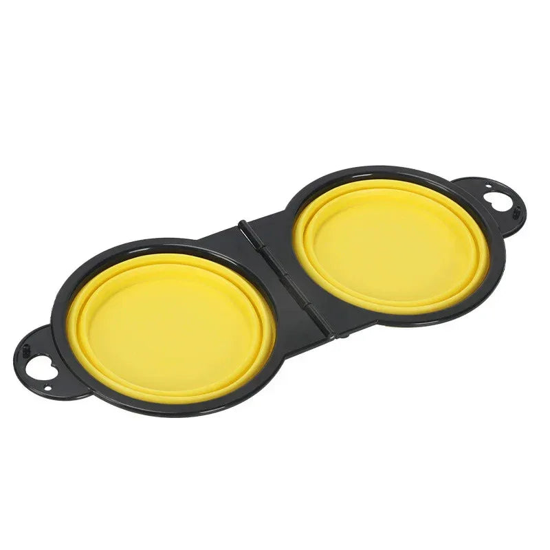 2-in-1 Opvouwbare Hondenkom – Draagbare Voedsel- en Waterkom voor Reizen - Ruffy