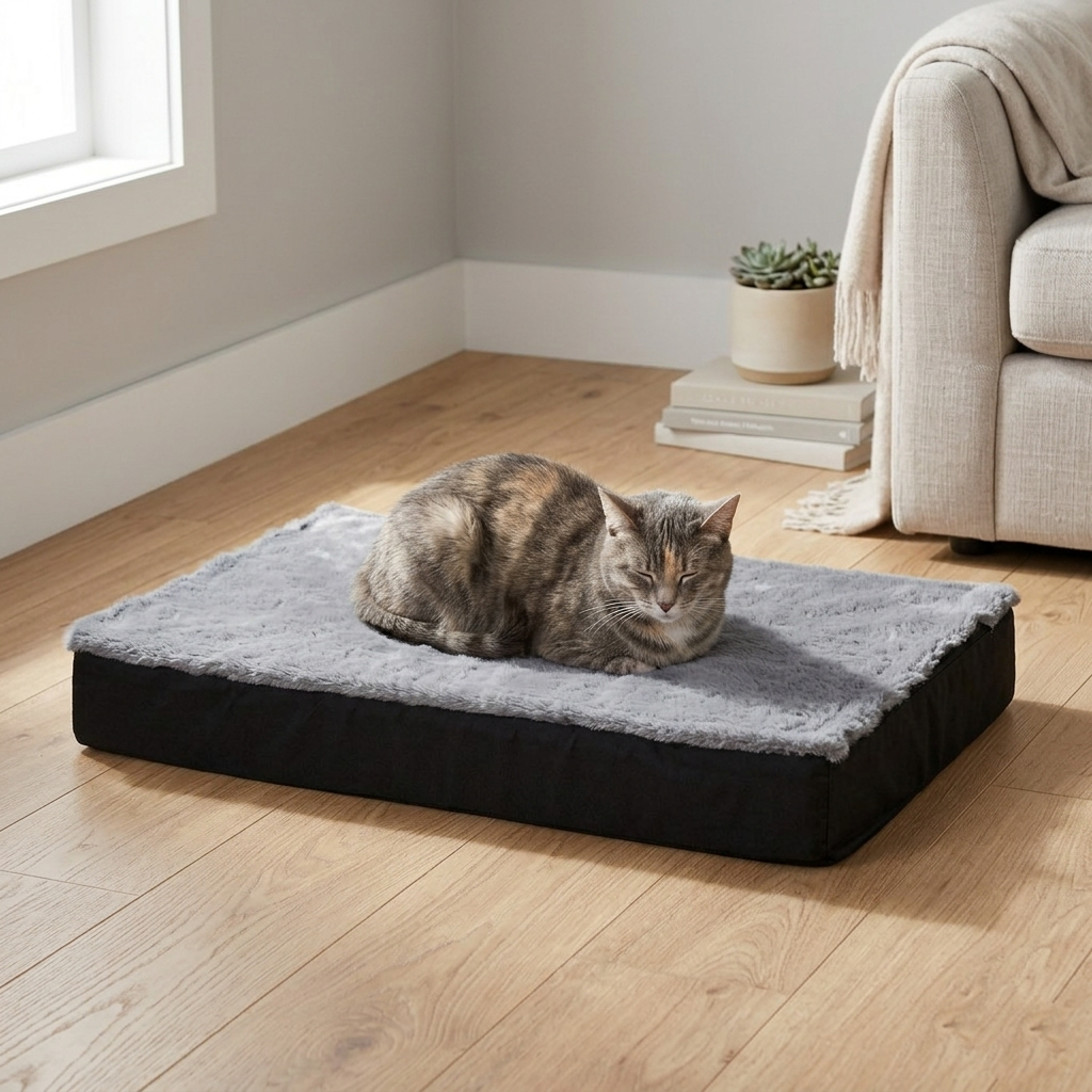 Rectangular Dog Bed | Orthopedic Foam Support | Waterproof Lining | Washable Oxford Cover