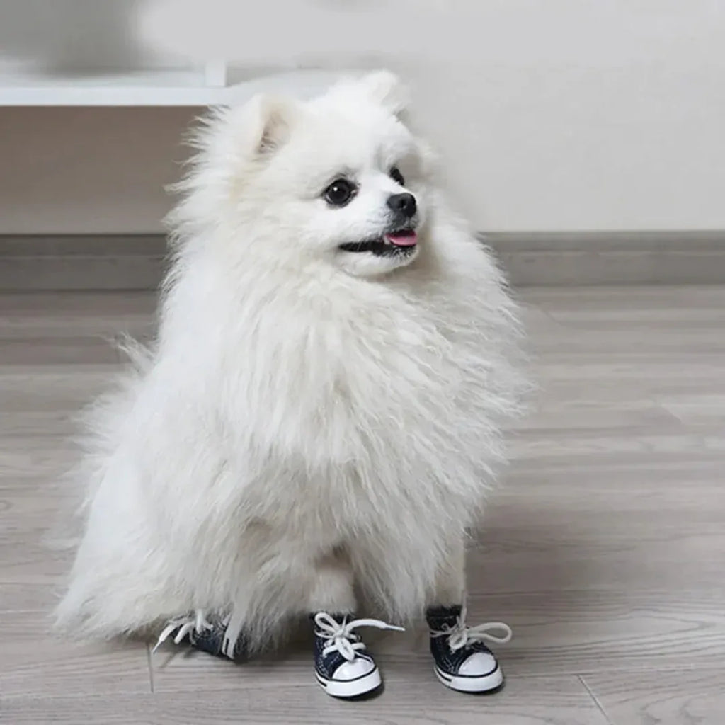 Waterdichte Antislip Denim Canvas Hondenschoenen Stijlvol Duurzaam Ademend Linnen - Ruffy
