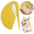Open Knop Design Kam Pijnloze Vachtverzorging Ergonomisch Compact Draagbaar Kunststof Metaal TPR - Ruffy