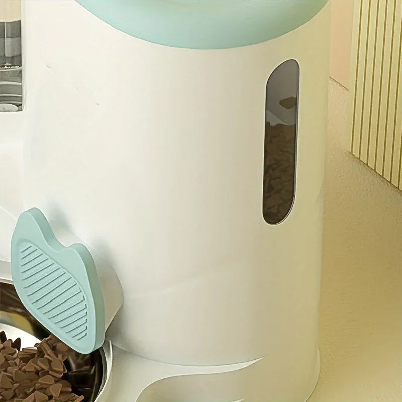 Automatische voer- en waterdispenser voor huisdieren Grote capaciteit Duurzaam kunststof Eenvoudig schoon te maken voor honden en katten - Ruffy