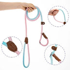 Kluwenvrije Hondenriem Ergonomisch Duurzaam Nylon Comfortabele Grip Stijlvol Ontwerp - Ruffy