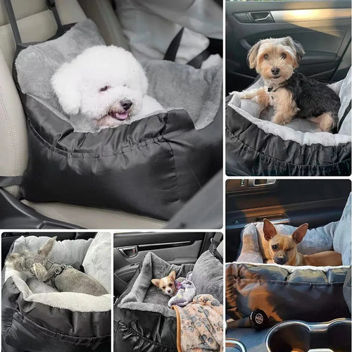 Afneembare Zitting Voor Honden Veilig Comfortabel Wasbaar Beschermt Auto Tegen Vuil en Haar Voor Autoritten - Ruffy
