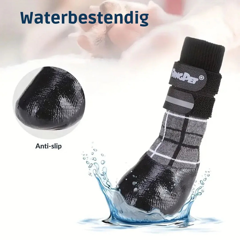 Antislip hondenschoenen sokken Wasbaar Herbruibaar tegen Hitte En verbranding - Ruffy