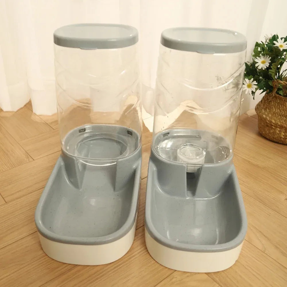 Automatische Voederset voor Honden 5L Met Zwaartekracht Waterdispenser en Voederbak - Ruffy