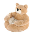 Knus Hondenbed Berenknuffel Design Warm Ondersteunend Gemakkelijk Schoon te Maken Beschikbaar in 46cm - Ruffy