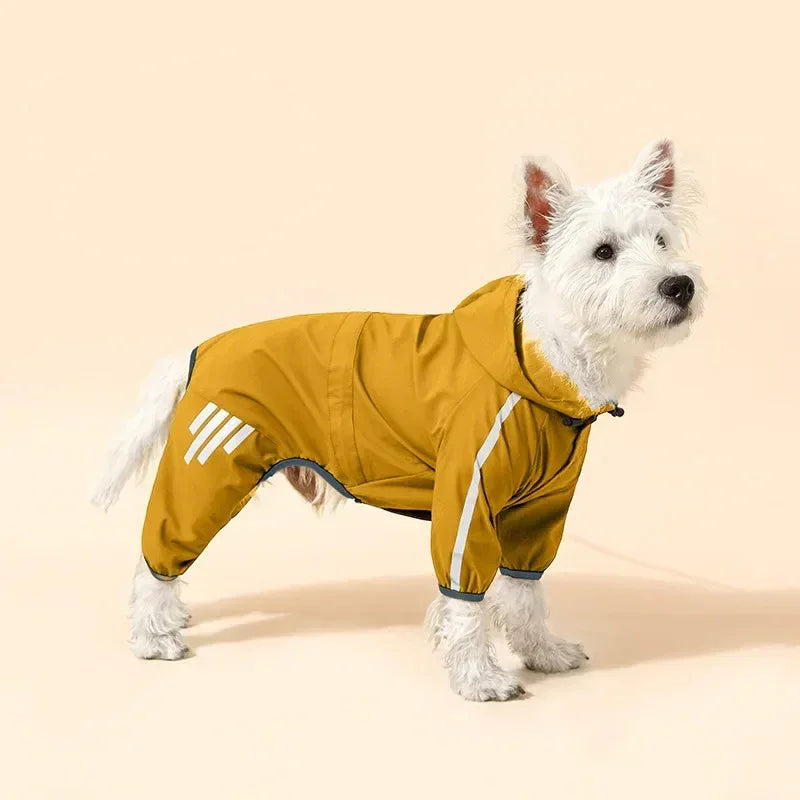 Verstelbare regenjas voor honden Waterdicht Reflecterend Polyester Lichtgewicht Meerdere Maten voor Alle Rassen - Ruffy