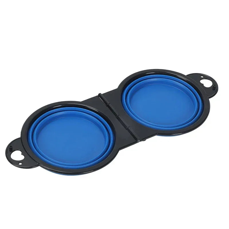 2-in-1 Opvouwbare Hondenkom – Draagbare Voedsel- en Waterkom voor Reizen - Ruffy