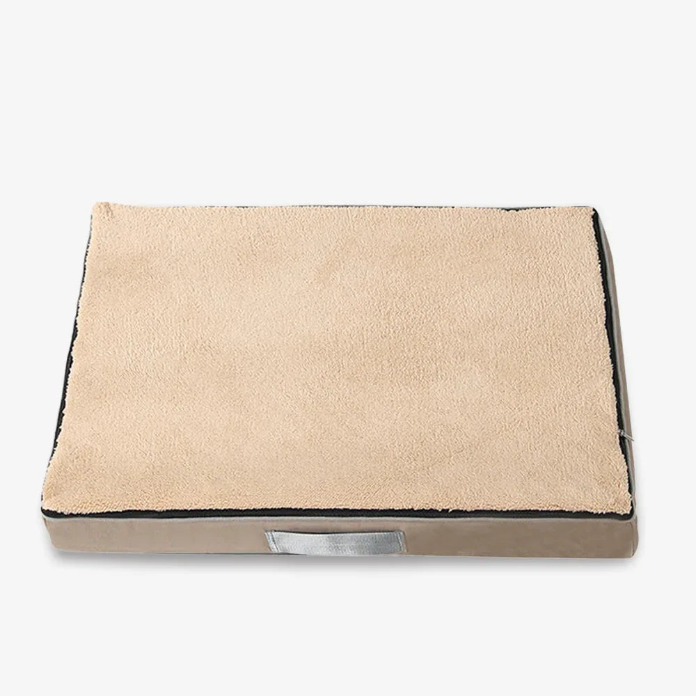 Groot Hondenbed | Pluche Traagschuim | Dubbelzijdig Ontwerp | Antislip Basis - Ruffy