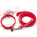 Pootafdruk Honden Halsband en Leiband Set - Ruffy