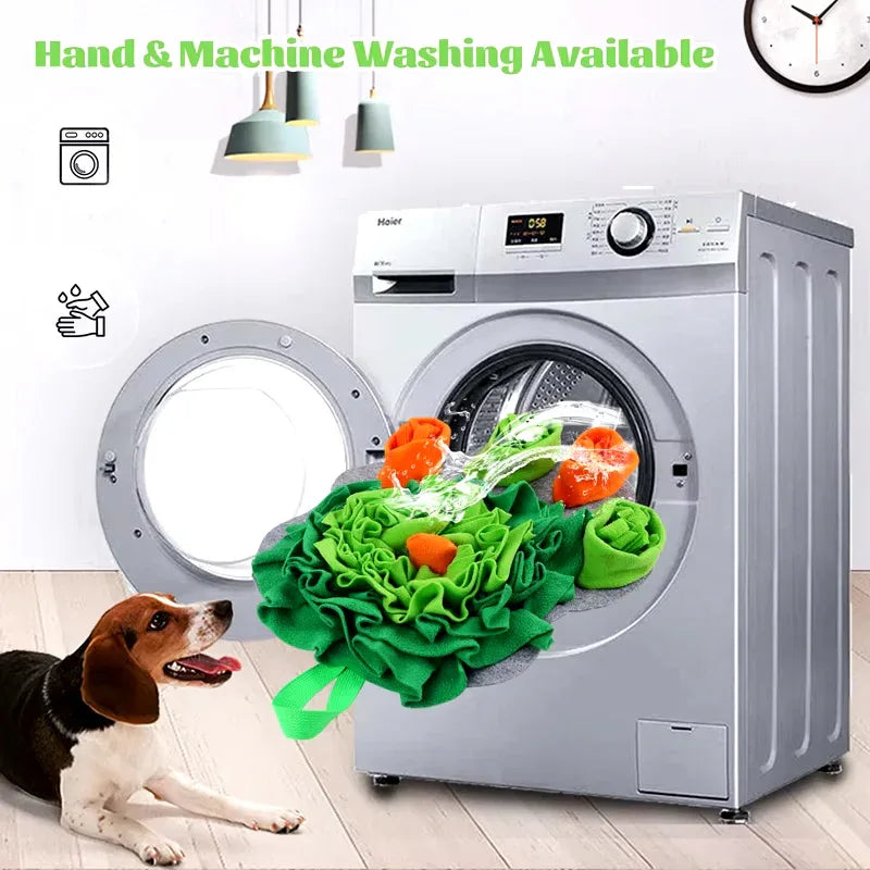 Duurzame wasbare hondensnuffelmat Interactief fleece puzzelspeelgoed voor mentale stimulatie - Ruffy