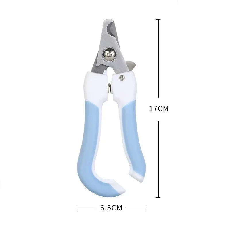 Nagelknipper met ergonomische greep en roestvrijstalen bladen voor honden, katten en kleine huisdieren - Ruffy
