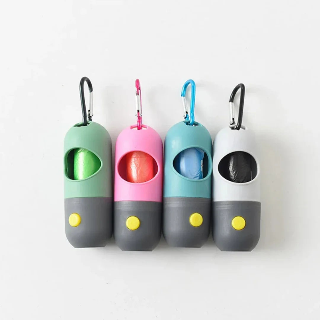 Led-licht hondenpoepzakjes houder en dispenser - Ruffy