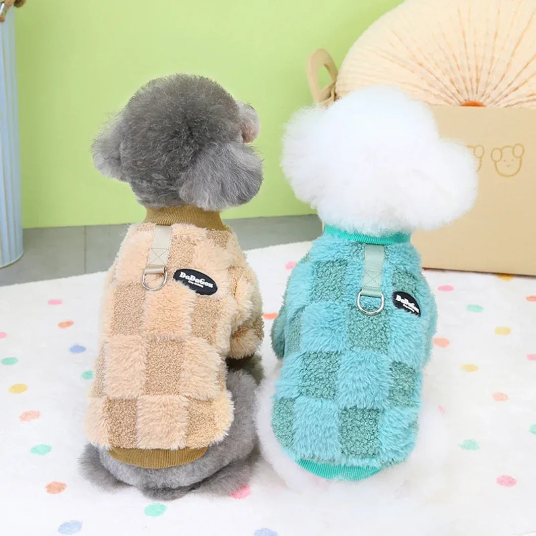 Zacht Fleece Vest Voor Huisdieren Comfortabel Warm Gemakkelijk Te Dragen Machinewasbaar Perfect Voor Kleine Huisdieren - Ruffy