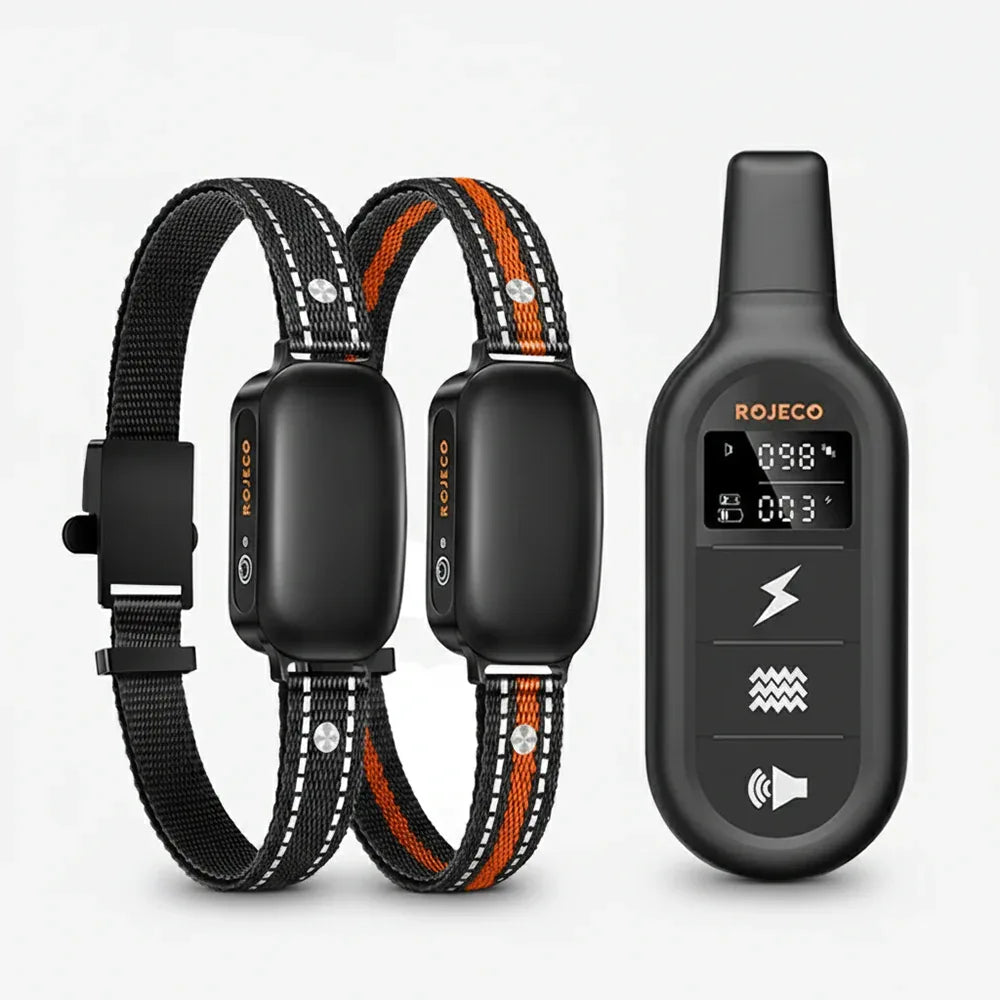 Hondentrainingshalsband met Afstandsbediening, Verstelbare Stimulatieniveaus, 1000 m Bereik - Ruffy