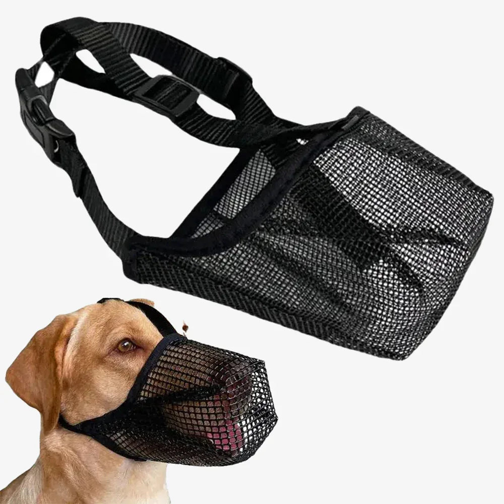 Hondenmuilkorf | Verstelbaar Ademend Mesh | Training & Dierenarts Gebruik | Alle Maten - Ruffy