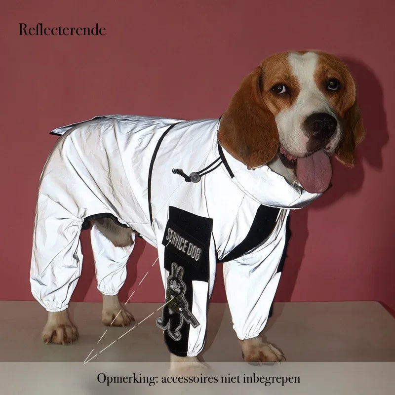 Waterdichte Hond Reflecterende Regenjas Isolerend - Ruffy