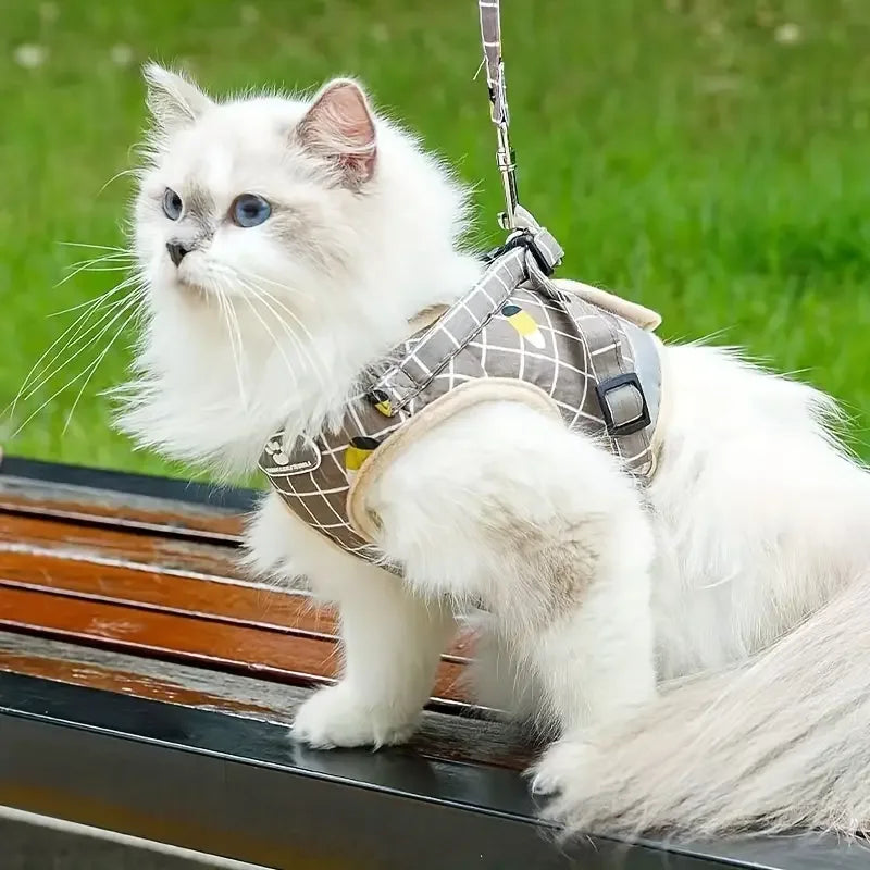 Reflecterend verstelbaar huisdierharnas met zachte vulling – veiligheid en comfort voor honden en katten - Ruffy