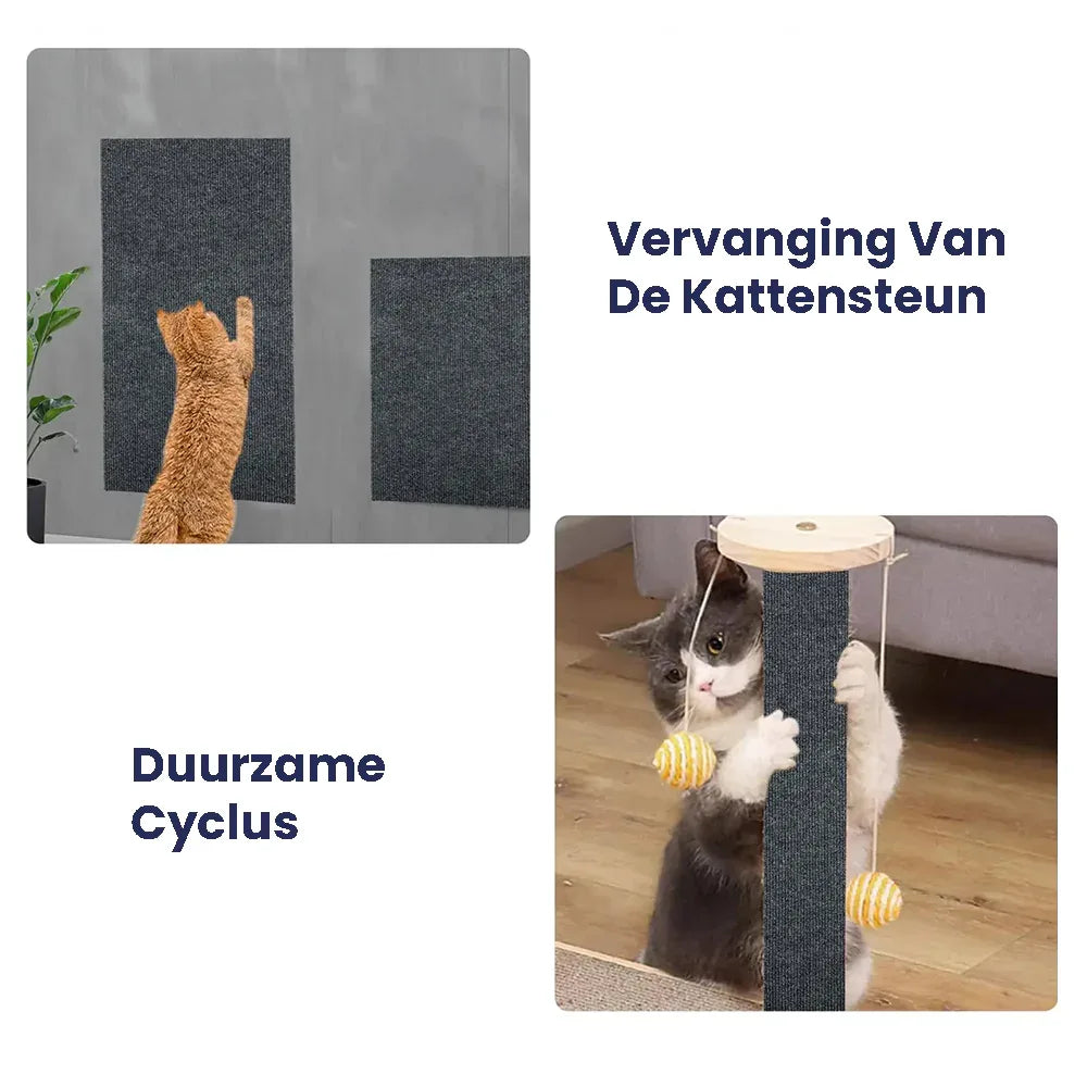 Katten Krab- en Klimstickers Beschermt Meubels Duurzaam Gemakkelijk te Installeren Beschikbaar in 30x30cm en 100x30cm - Ruffy