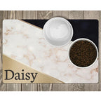 Gepersonaliseerde antislip voermat voor huisdieren - Waterdicht en synthetisch, gemakkelijk schoon te maken - PU-materiaal S/M/L/XL - Ruffy