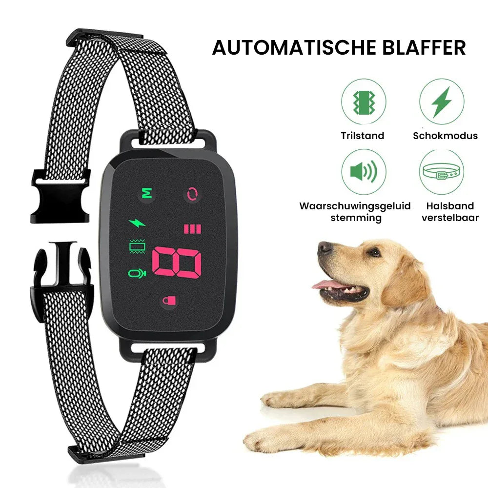 Slimme Automatische Antiblafhalsband Voor Honden - Ruffy