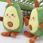 Interactief Avocado Pluche Hondenspeelgoed Duurzaam Kauwspeelgoed met Pieper voor Honden en Katten - Ruffy