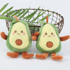 Interactief Avocado Pluche Hondenspeelgoed Duurzaam Kauwspeelgoed met Pieper voor Honden en Katten - Ruffy