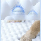 Koel Hondenbed Met Gel Traagschuim Ademend Ondersteunend Ideaal Voor Zomer Beschikbaar in S M L XL - Ruffy