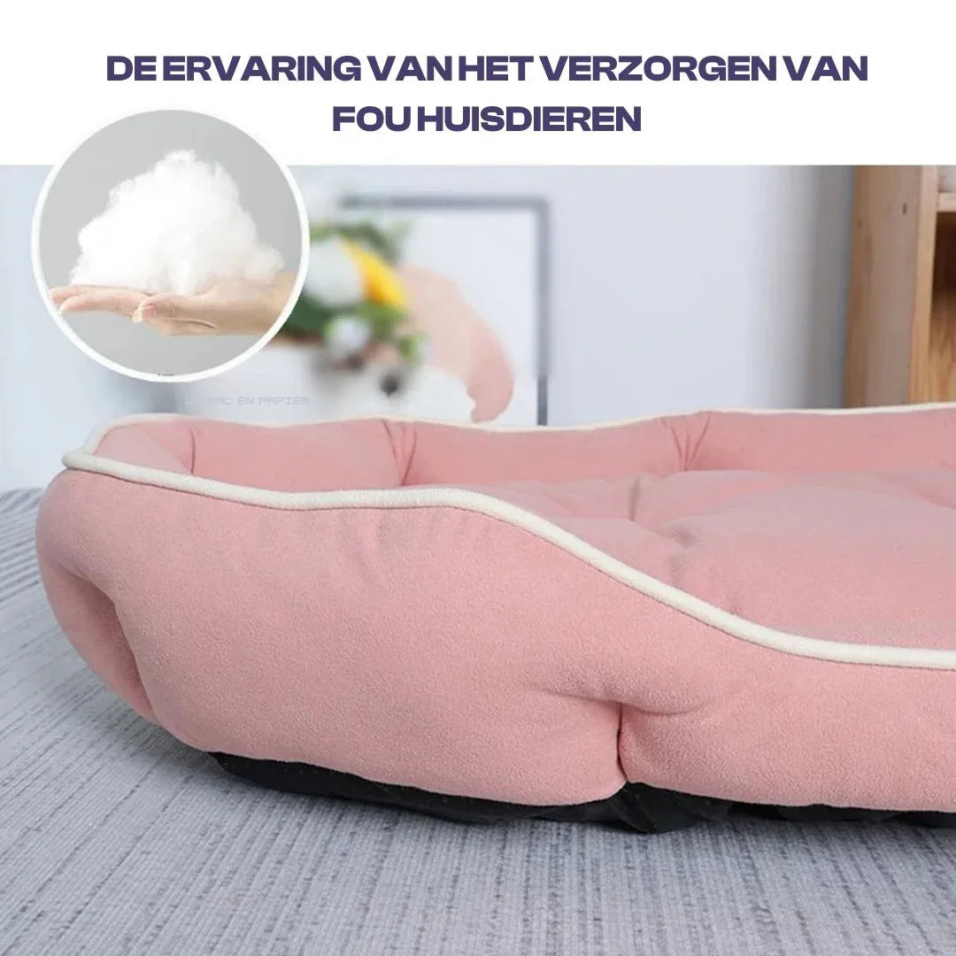 Wasbaar Anti-Kras Hondenbed van Duurzaam Imitatie Deerskin Velvet Slijtvast en Hygiënisch - Ruffy